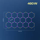 Hexagon LED-valosarjat