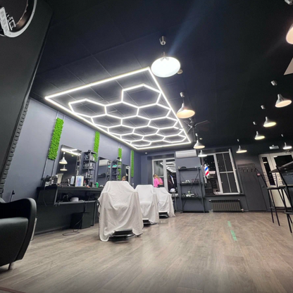 14 Hexagon LED-valo + kehikko