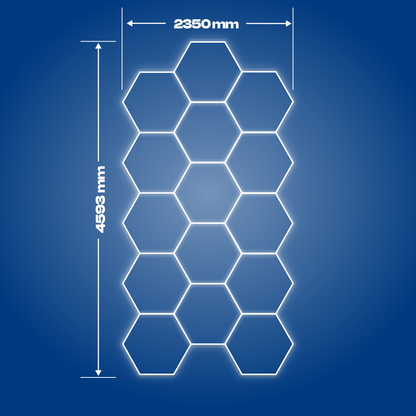 15 Hexagon LED-valo
