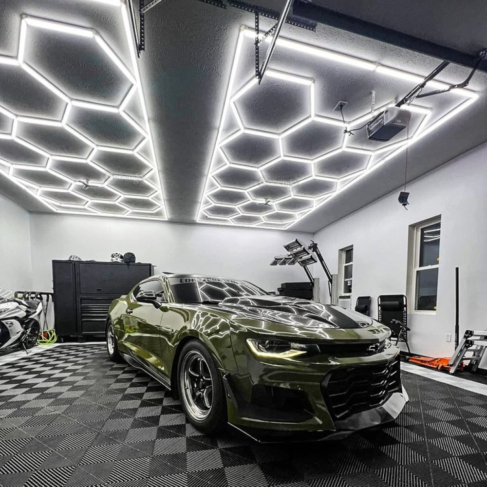 15 Hexagon LED-valo + kehikko
