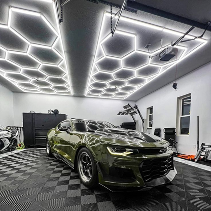 15 Hexagon LED-valo + kehikko