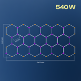 Hexagon LED-valosarjat