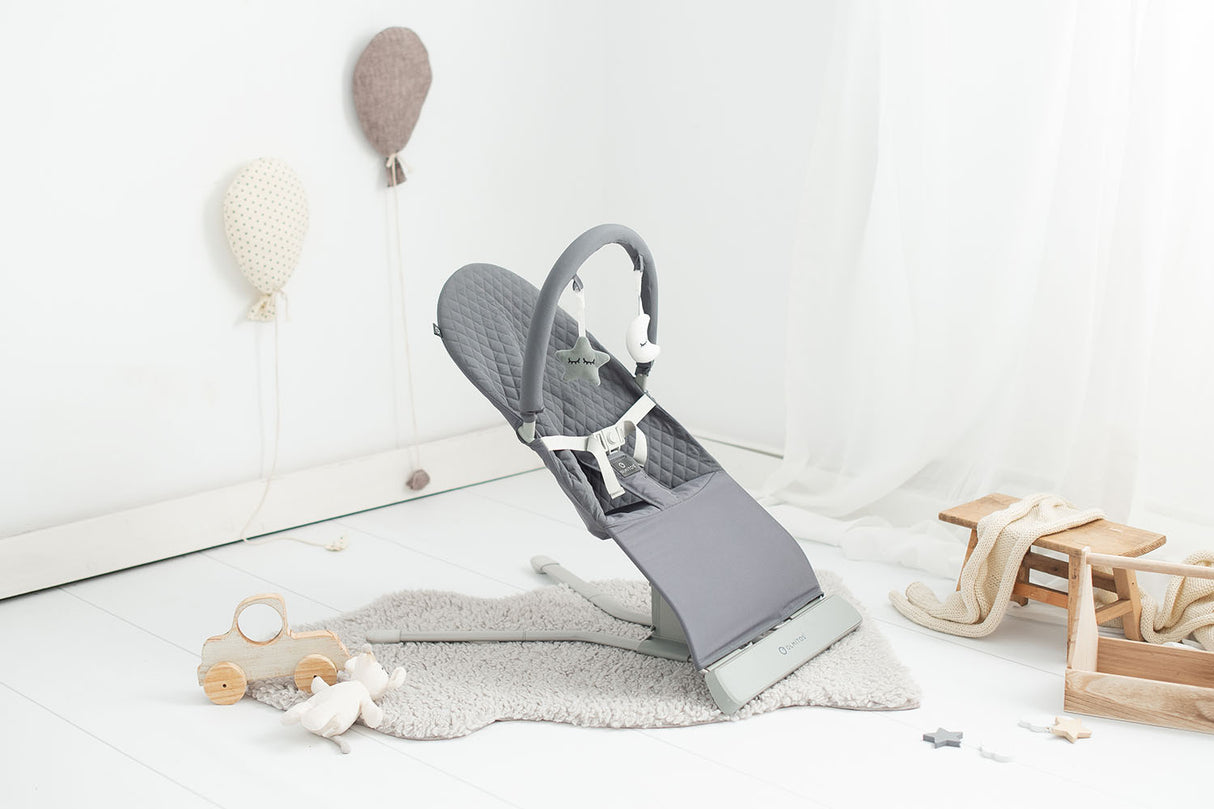 Vauvan sitteri, harmaa, 68 x 51 x 71 cm