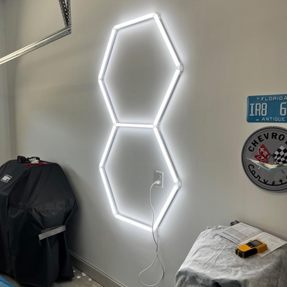 2 Hexagon LED light 