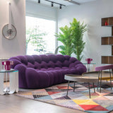 Retro pöytävalaisin Foza, violetti, 25 cm