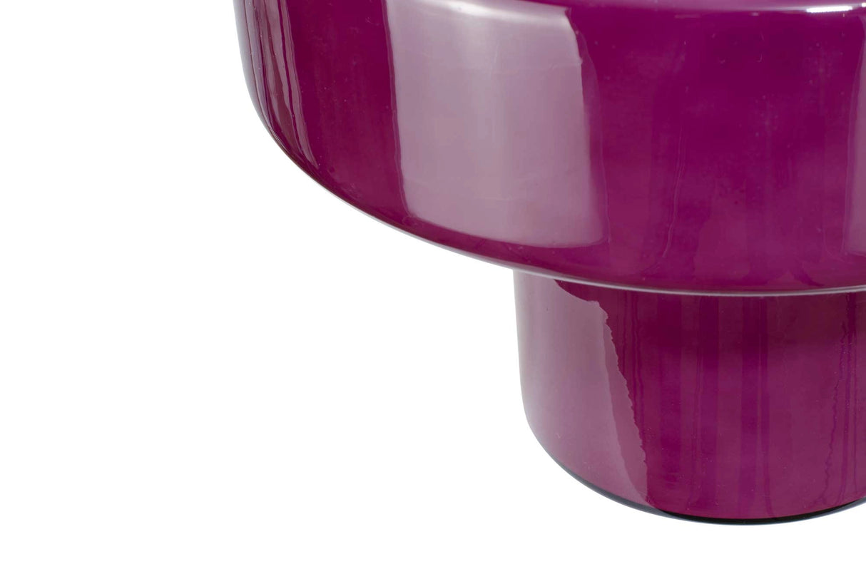 Retro pöytävalaisin Foza, violetti, 25 cm