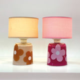 Pöytävalaisin – paristokäyttöinen, beige/oranssi, 20 cm