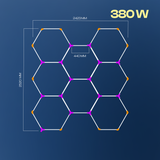 Hexagon LED-valosarjat