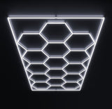 15 Hexagon LED light + frame, 6500K, Dimmable
