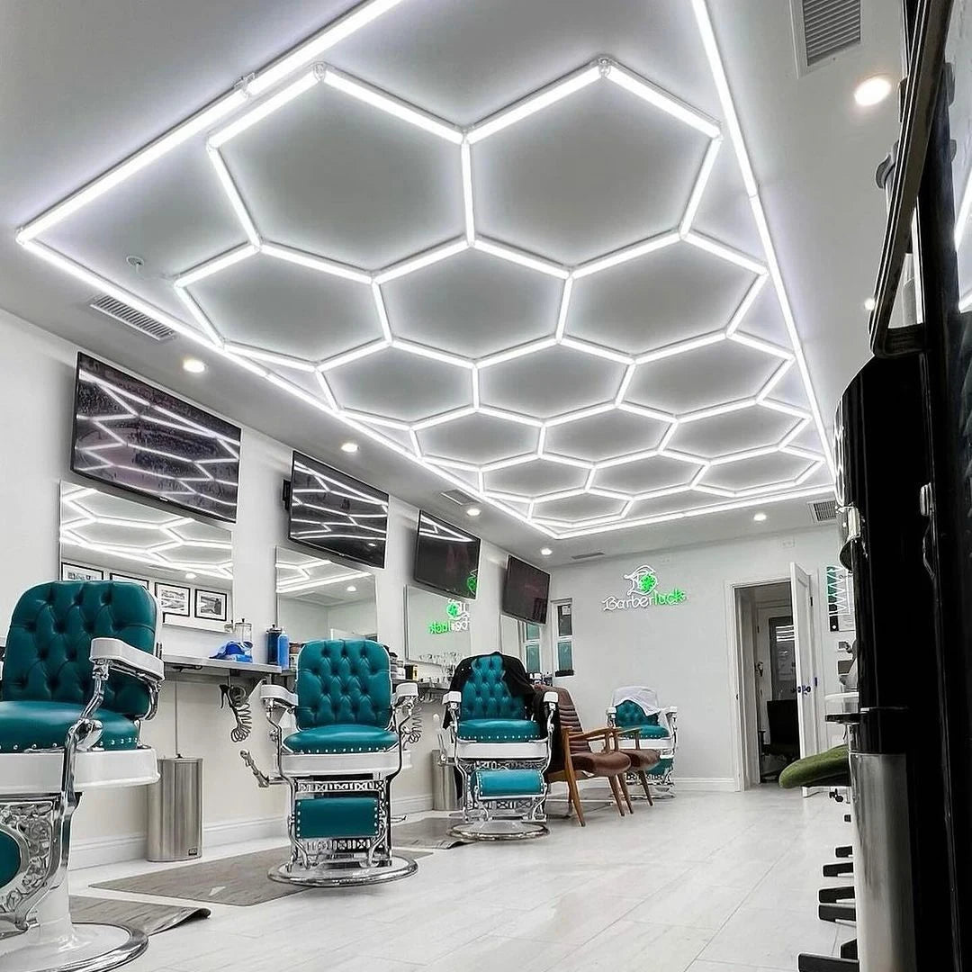 15 Hexagon LED light + frame, 6500K, Dimmable