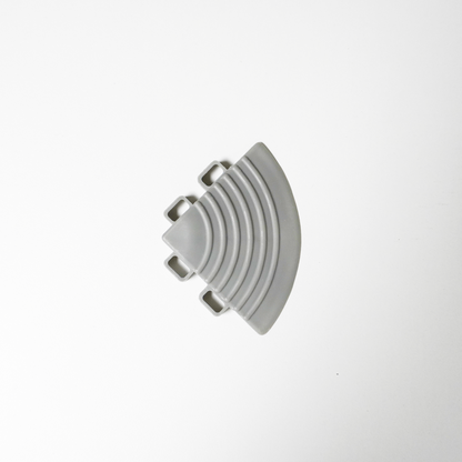 Corner for floor plastic tiles