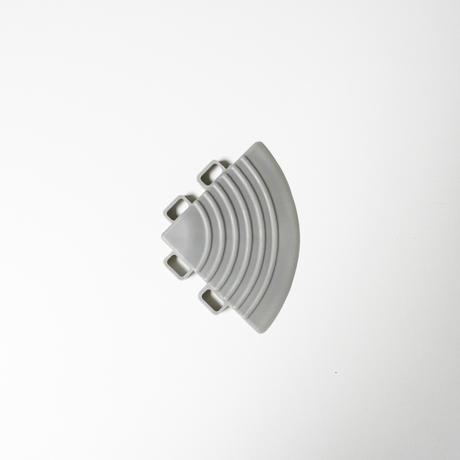 Corner for floor plastic tiles