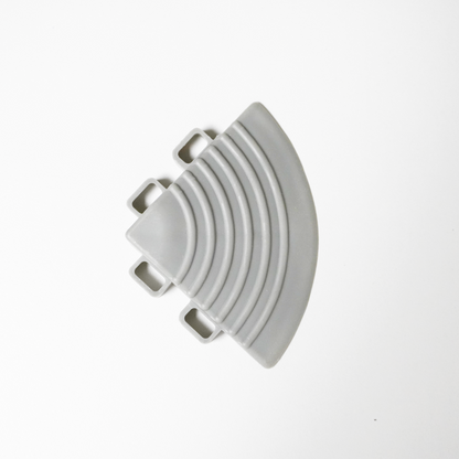 Corner for floor plastic tiles