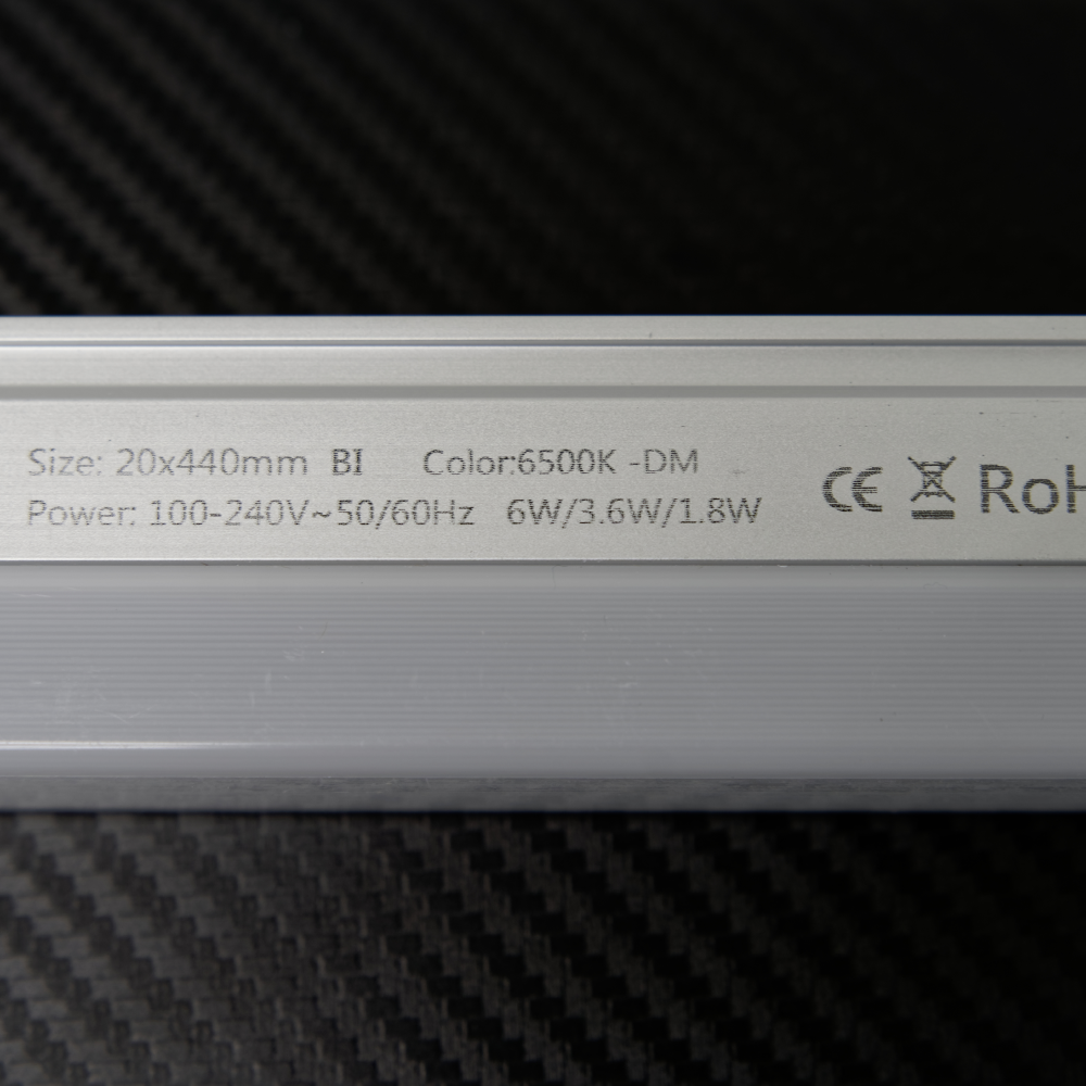 LED tube, 6500K, Dimmable, metal housing, 3 - pole, 44 cm