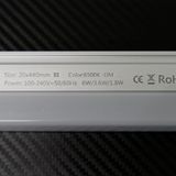 LED tube, 6500K, Dimmable, metal housing, 3 - pole, 44 cm
