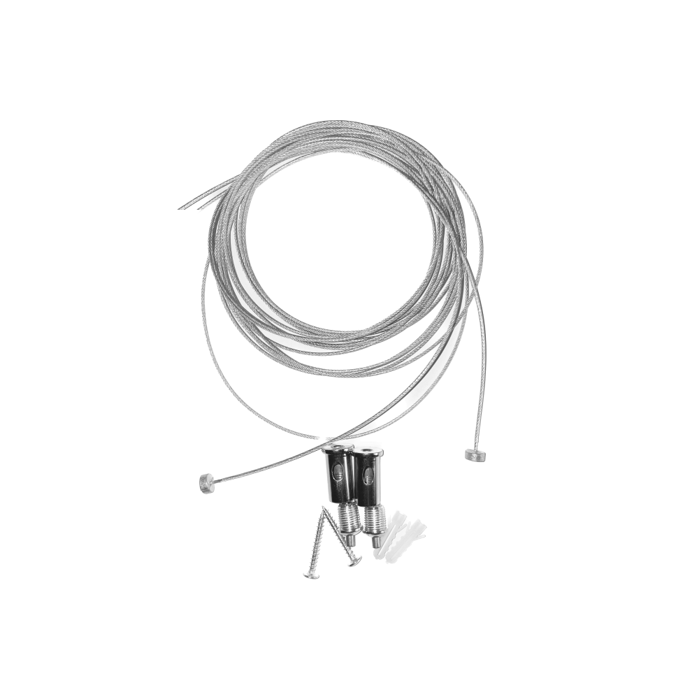 Wire suspension kit, 2 pcs, 3 m
