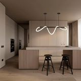 Nordic Modern Flex Neon 360 LED hanging lamp, Fiber + Silica gel