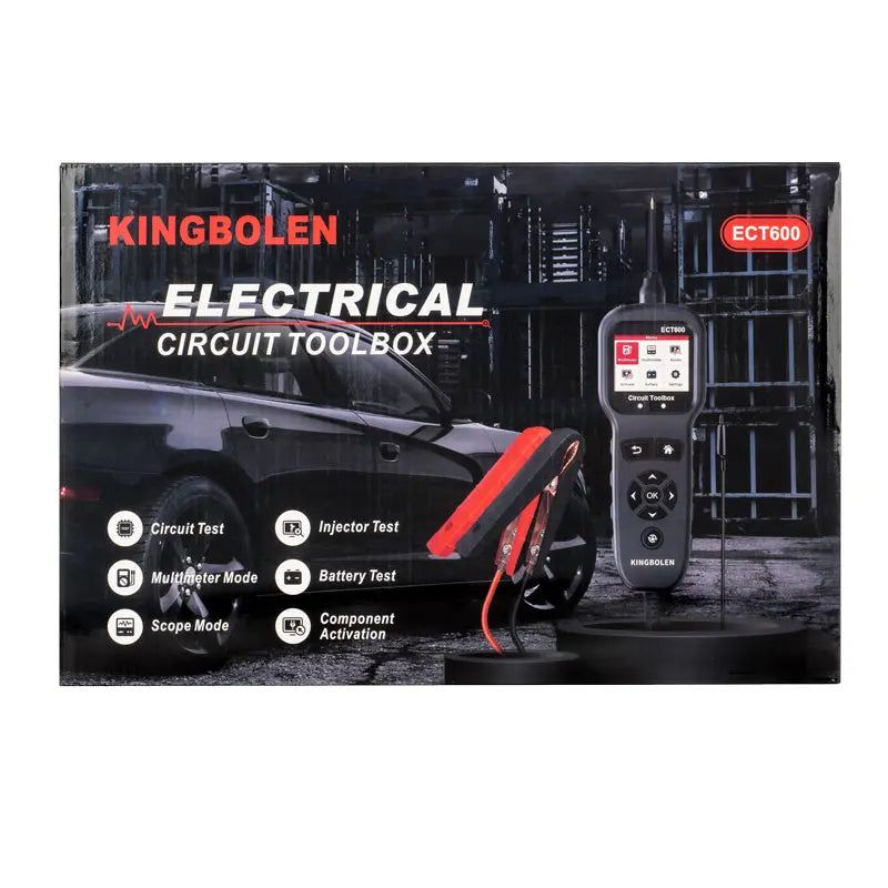 Kingbolen ECT600 Car Circuit Tester 12V/24V – Electrical Tester, Troubleshooter, Diagnostic Tool, Professional Kit