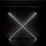 X model LED lamp, 170 cm x 170 cm, 6500K, Dimmable