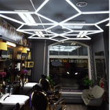Moduluxe 02 modular lamp, 244 x 558 cm