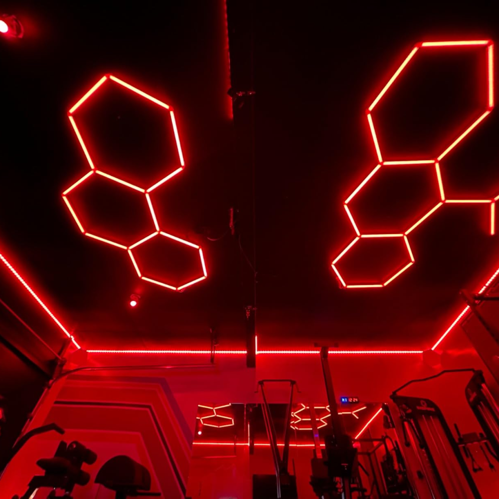 3 RGB Hexagon lamp