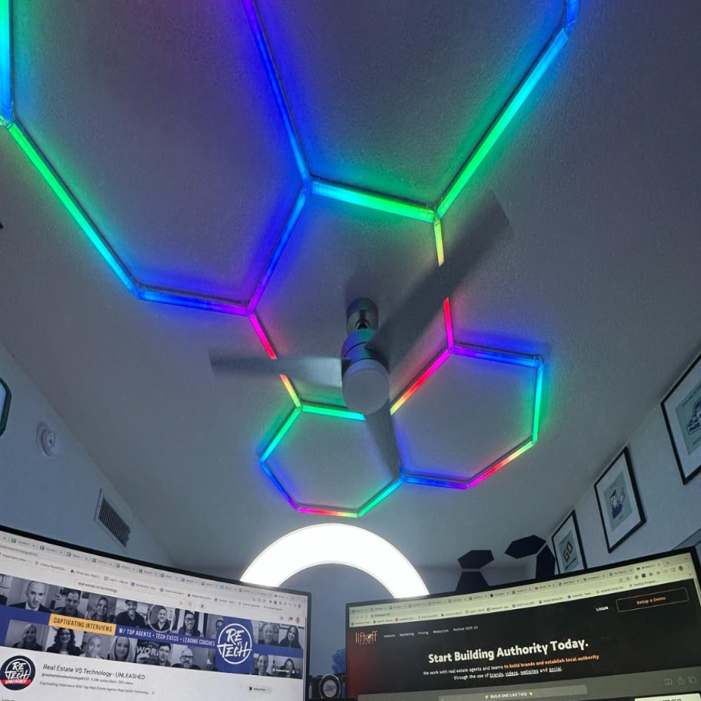 5 RGB Hexagon lamp