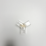 Y-kulmaliitin, toisessa päässä ei kuparineulaa, Hexagon LED-valo, 3 - napainen, 0–100% himmennettäville lampuille