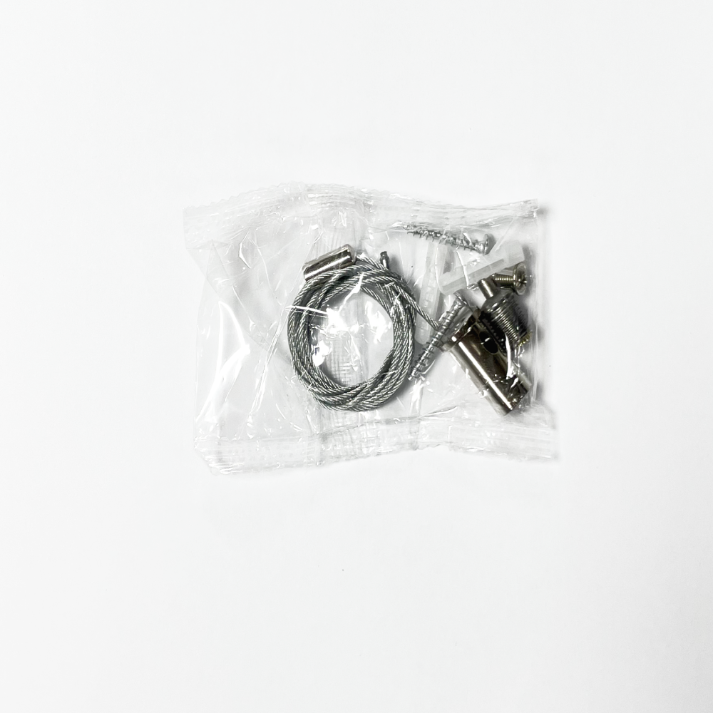 Wire suspension kit, 10 pcs, 1 m