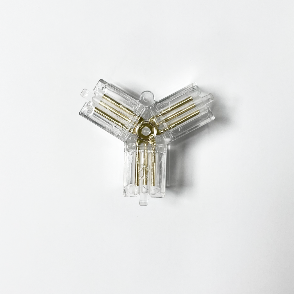 Y-connector Hexagon LED light, 3-pole 