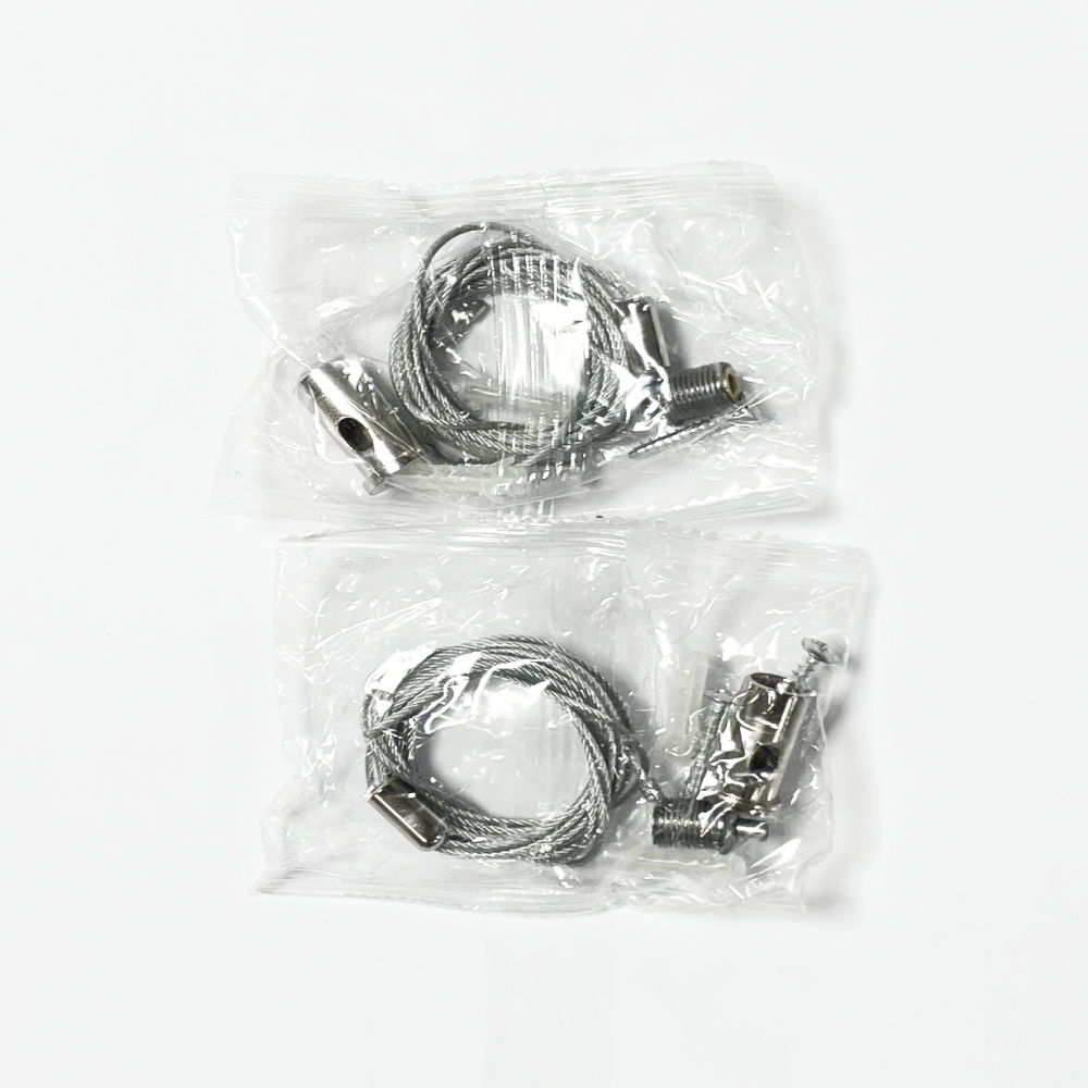 Wire suspension kit, 2 pcs, 2 m