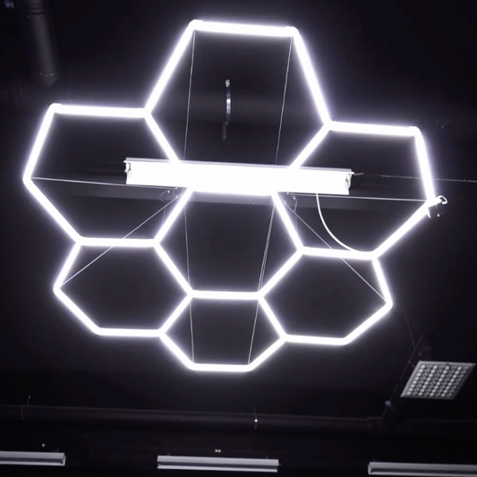 7 Hexagon LED-valo
