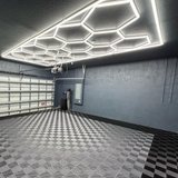 15 Hexagon LED light + frame, 6500K, Dimmable