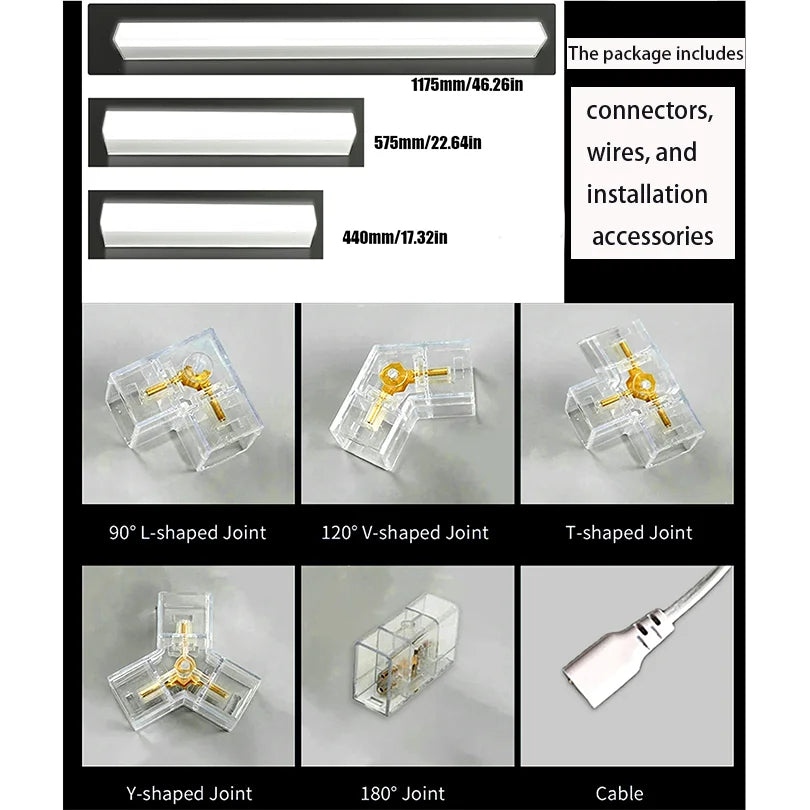 Hexagon LED-valosarjat