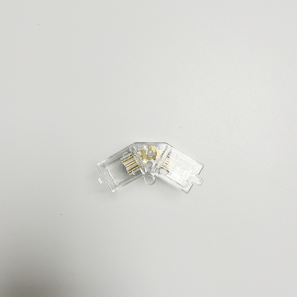 V-connector Hexagon LED light, 3-pole, for dimmable lights 0–100%