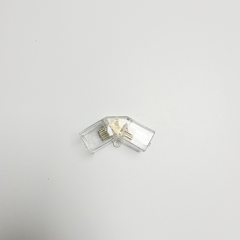 V-connector Hexagon LED light, 3-pole, for dimmable lights 0–100%