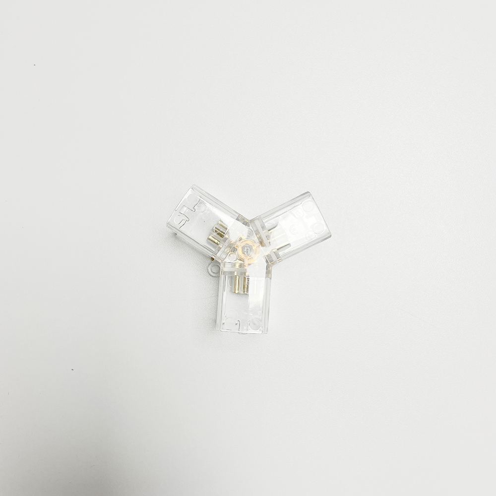 Y-connector Hexagon LED light, 3-pole, for 0–100% dimmable lamps