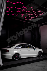 8 RGB Hexagon lamp