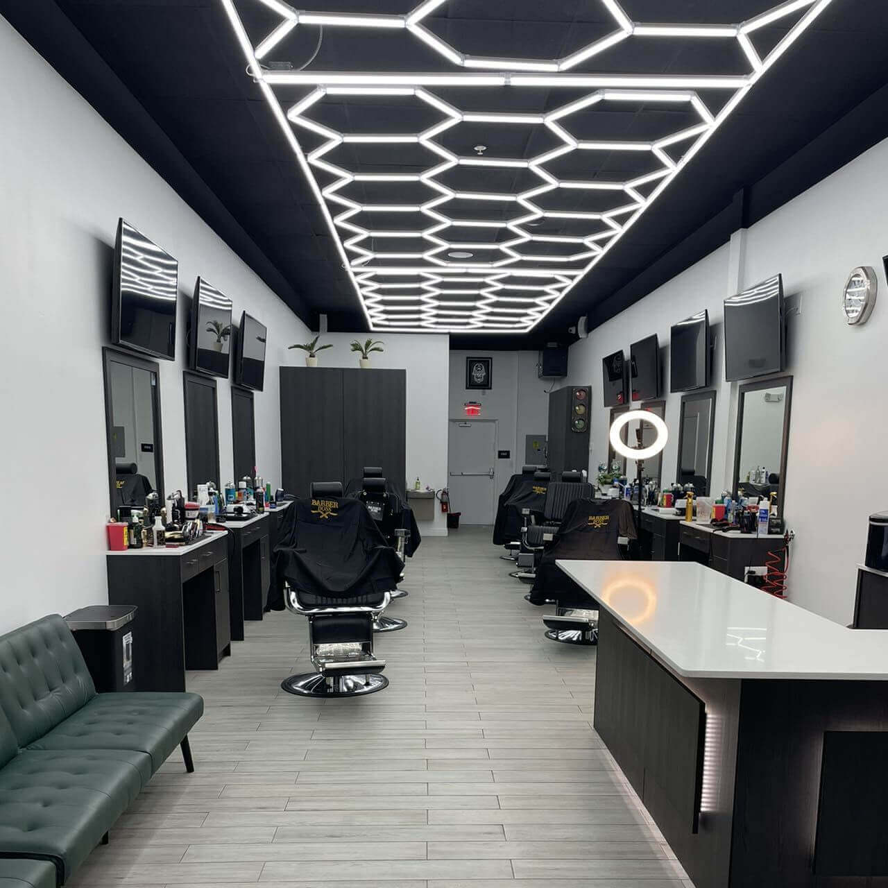 15 Hexagon LED-valo + kehikko