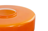 Retro pöytävalaisin Foza, oranssi, 25 cm