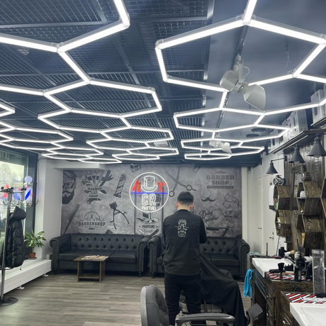 7 Hexagon LED-valo, 6500K, Ei himmennettävä
