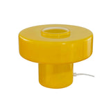 Retro pöytävalaisin Foza, keltainen, 25 cm