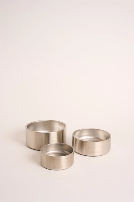 GULA DOG CARE koiran ruokakuppi teräksestä, metallinen