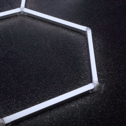 10 Hexagon LED-valon uusi himmenettävä versio,  0-100%