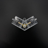V-connector Hexagon LED light, 2 - pole 