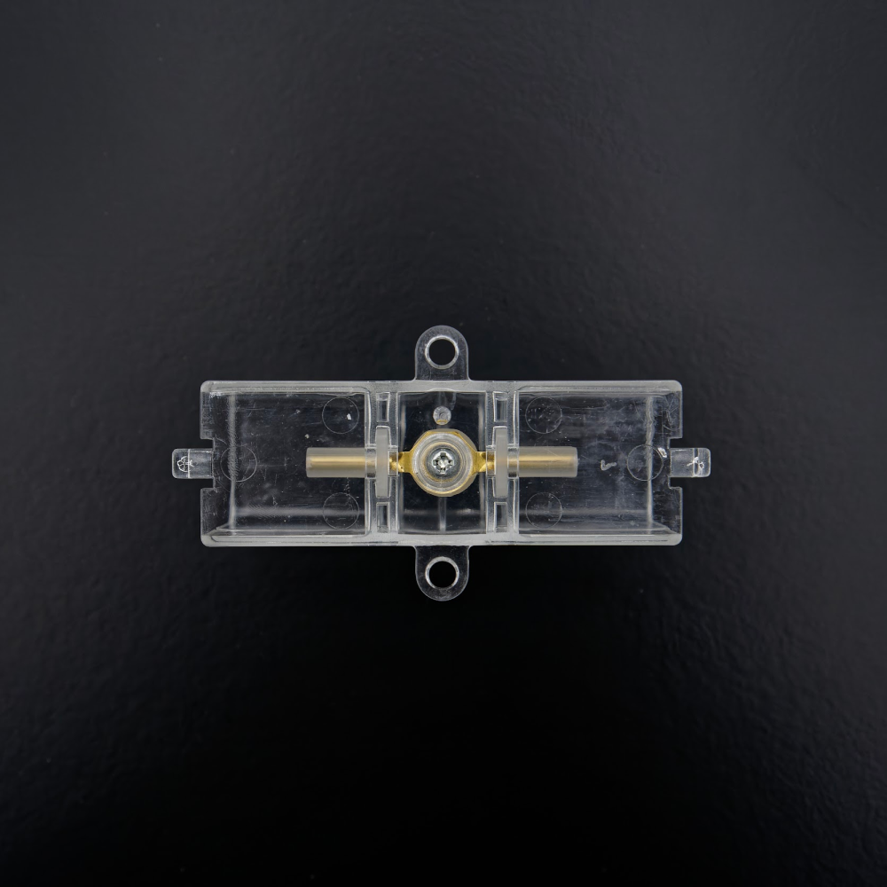 180° connector Hexagon LED light, 2 - pole 