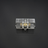 180° connector Hexagon LED light, 2 - pole 
