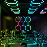 8 RGB Hexagon lamp