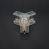 Y-connector Hexagon LED light, 3-pole 