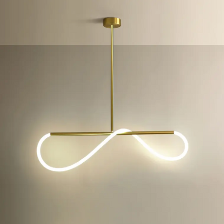 Nordic Modern Flex Neon 360 LED hanging lamp, Fiber + Silica gel