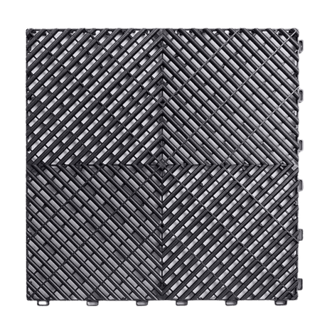 Musta Lattialaatta 40x40cm
